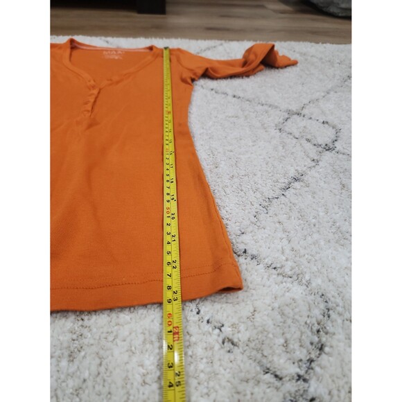 MAX RAVE Slim form fitted Women Small Orange Bella Swan Elena Gilbert vibes 90s - Picture 5 of 7